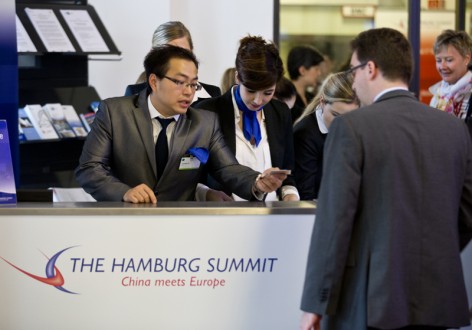 Hamburg Summit 2014, China meets Europe, Hamburg Chamber of Commerce, Hamburg, Northern Germany, Friday October 10, 2014 Reception