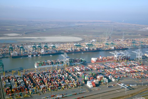 Container terminals at Deurganckdock