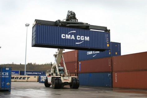 A CMA CGM container